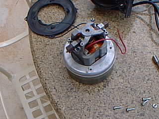 New motor with foam attached on bottom