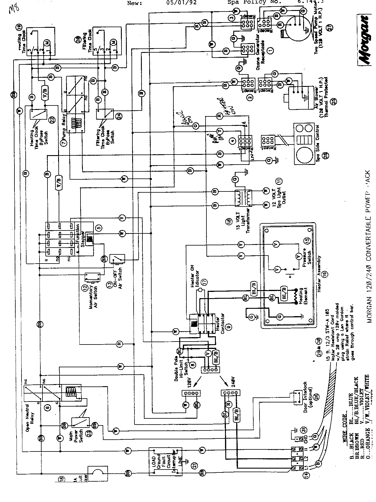 Hot Spring Spa Wiring Diagram from sparesources.com